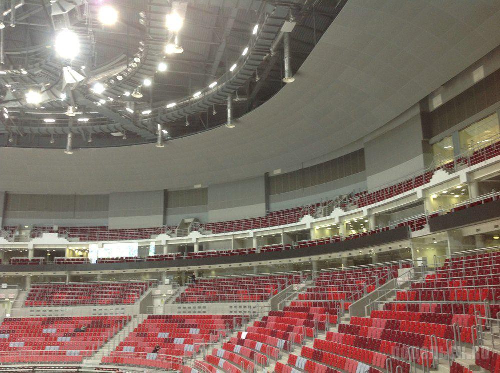 Трибуны большой Ледовой арены. Фото Подольск.ру 