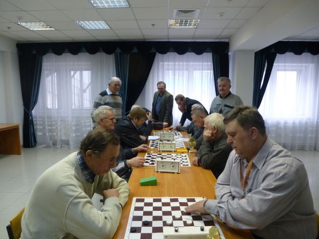 финал чемпионата города Подольска по русским шашкам