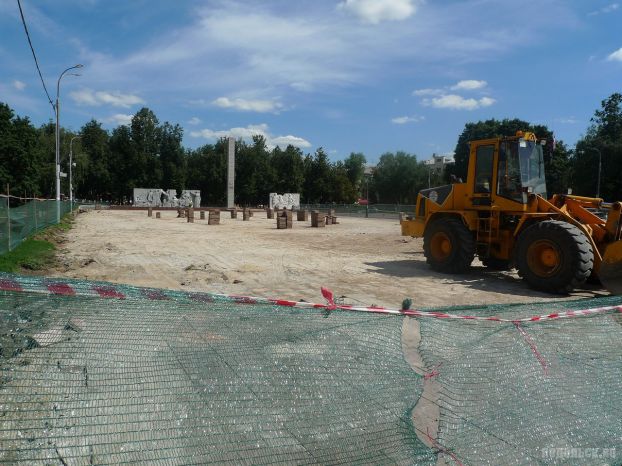 Площадь Славы в Подольске реконструируют