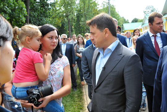 Губернатор посетил Подольск с рабочим визитом