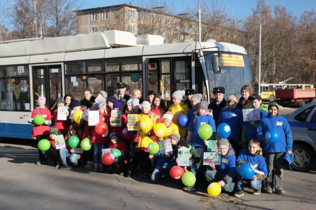 Троллейбусный агитпробег в Подольске