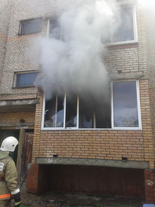 В Подольске сгорела квартира В Подольске сгорела квартира