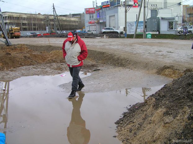 «Южный обход Подольска» в Климовске: в песке брода нет
