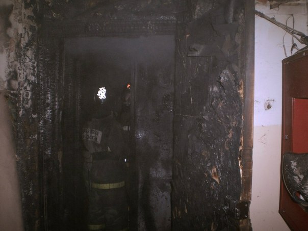 Пожар бани в Подольске