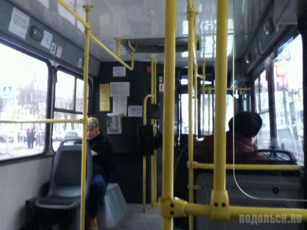 В автобусе