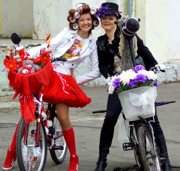 В Климовске пройдет традиционный велопарад "Леди на велосипеде".