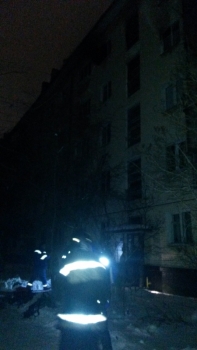 Про пожаре квартиры было спасено 6 человек