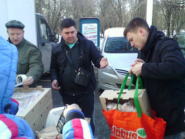 Вторая доставка продуктов многодетным состоялась в Подольске
