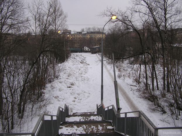 Свалка снега в Подольске