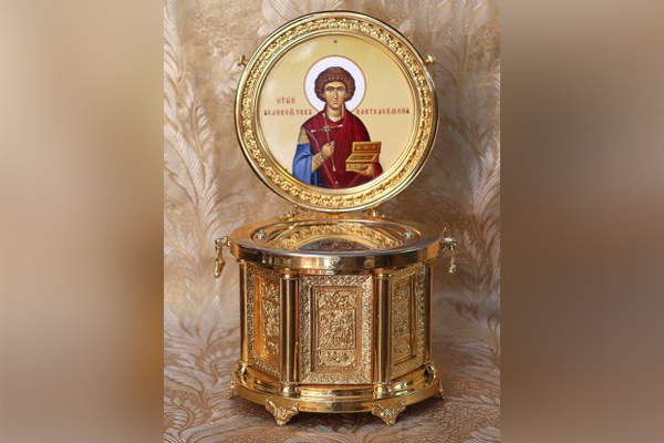 Ковчег с частицей мощей святого Пантелеимона прибыл в Ознобишино
