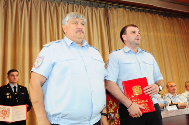 Главе полиции Подольска вручили почетную грамоту