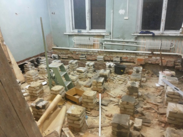 В Центральной библиотеке Климовска начался ремонт