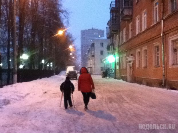 Климовск, дорога к детской поликлинике