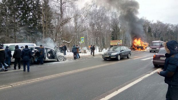 В жутком ДТП под Подольском погибли 9 человек