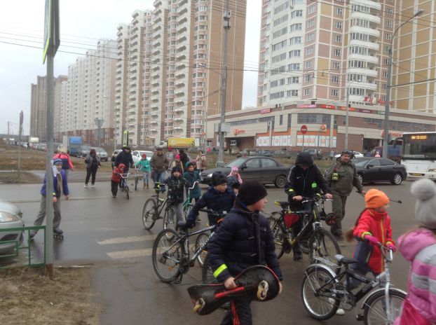 Дождь не помешал участникам велопробега в Подольске