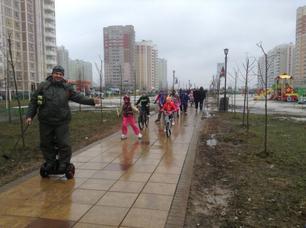 Дождь не помешал участникам велопробега в Подольске