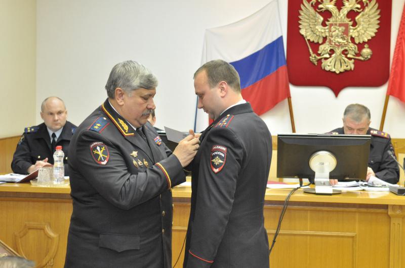 Начальник уголовного розыска Подольска награжден медалью МВД