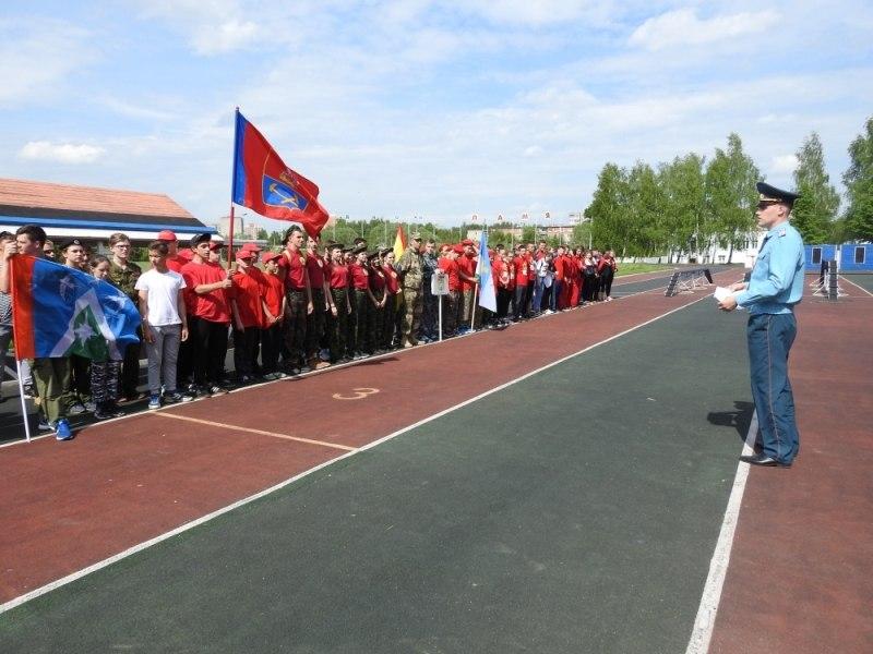 Юные пожарные соревновались в Подольске