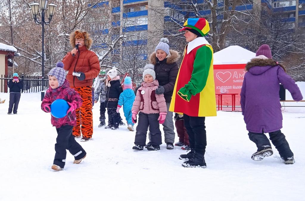 Зимние забавы в парках Подольска