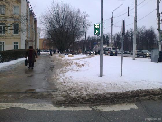 Светофор на площади Ленина