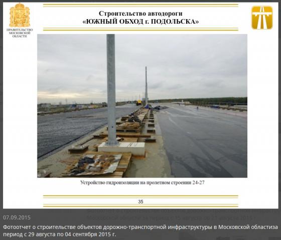 дорога кузнечики-м2 южный обход г подольска схема