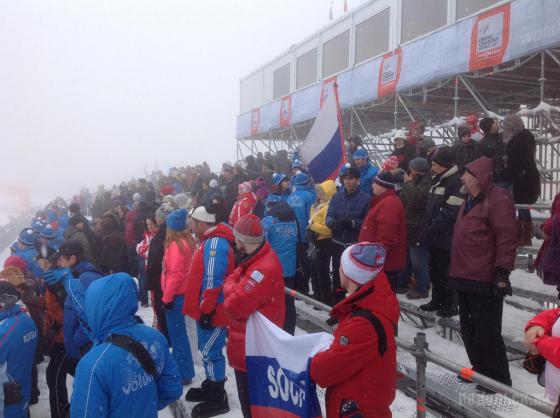 Первый день соревнований лыжного Кубка мира в Сочи 02.02.13