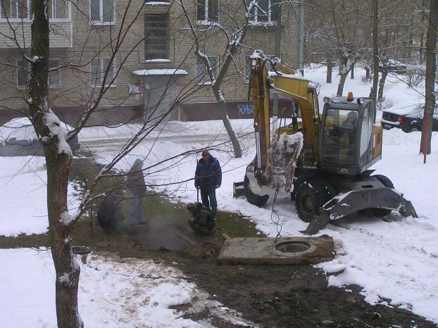Авария на теплотрассе