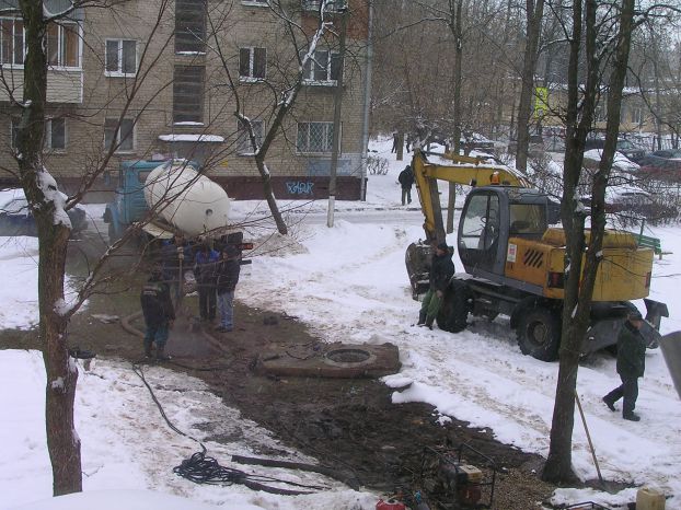 Авария на теплотрассе