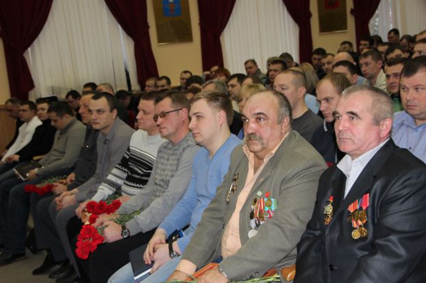 На торжественном собрании
