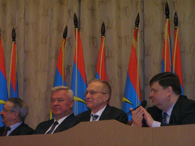 В президиуме