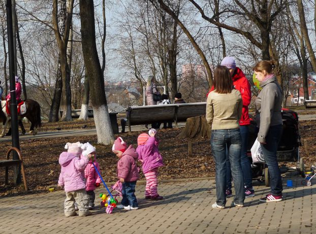 В парке