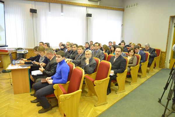 На совещании