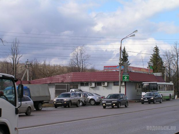 Торговый павильон с остановкой