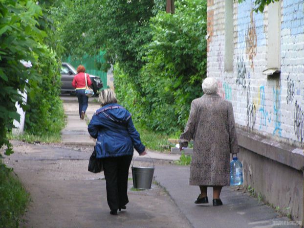 Климовск без воды 11 июня 2014