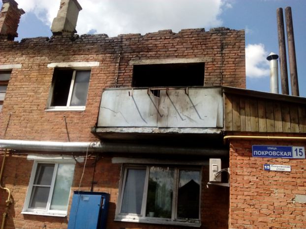 Пожар в поселке Сельхозтехника