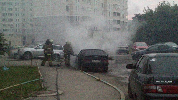 Пожар в Подольске