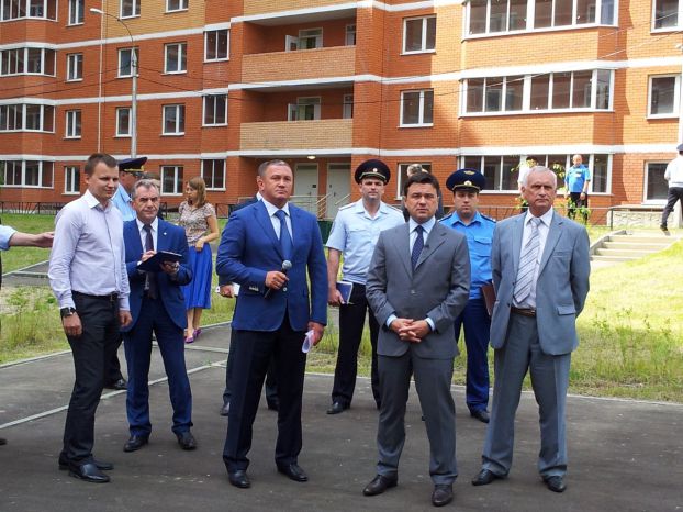 Визит губернатора в Климовск