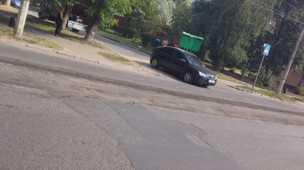 Асфальт на Школьной улице