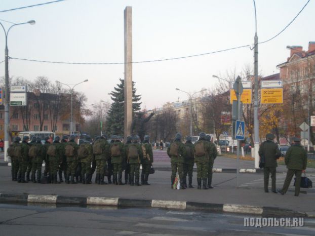 Солдаты в Подольске