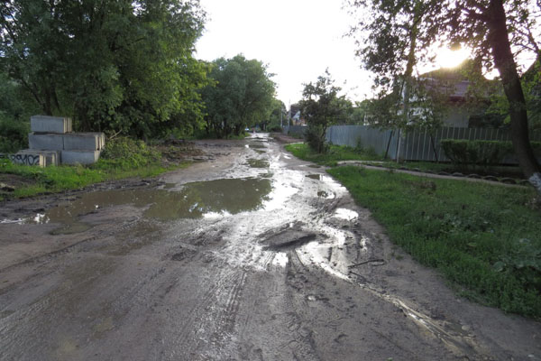 Болото между улицами
