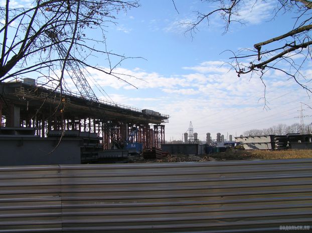 Эстакада в Климовске