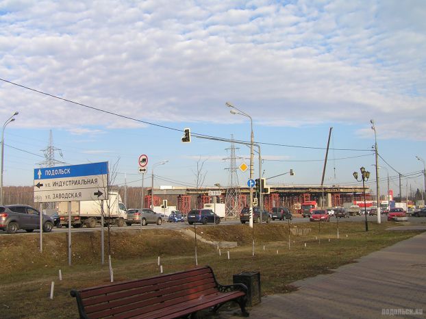 Эстакада в Климовске
