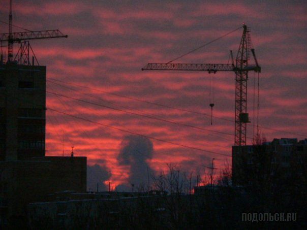 На закате