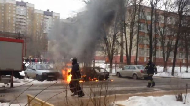 Пожар авто