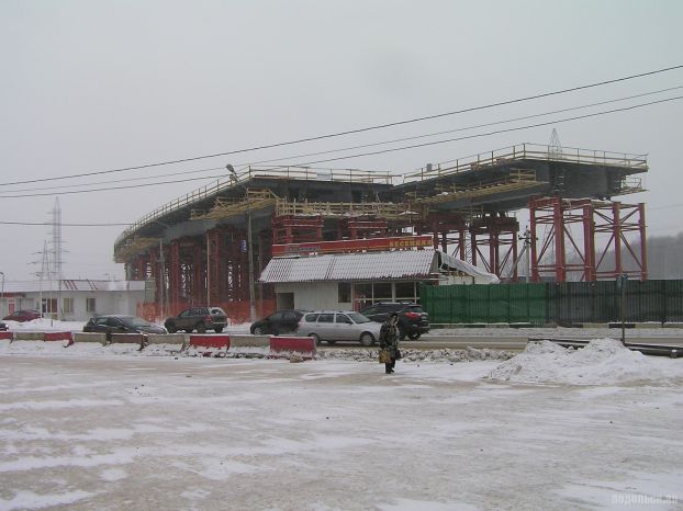 Эстакада в Климовске