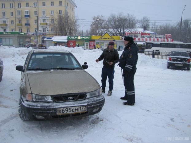 Рейды «Ребенок-пассажир» прошли в Подольске в новогодние дни
