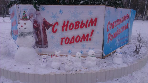 Парад снеговиков