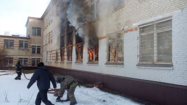 Пожар в школе № 18