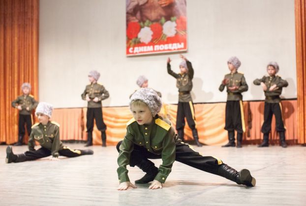 Концерт для солдат в госпитале