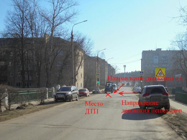 Место ДТП